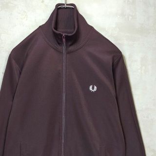 フレッドペリー(FRED PERRY)の【激レア】フレッドペリー M トラックジャケット パープルブラウン 茶 紫 ロゴ(ジャージ)