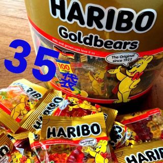 コストコ(コストコ)の《コストコ購入品》HARIBO  ハリボー  ミニゴールドベアドラム  35袋(菓子/デザート)