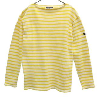MIMOのSAINTJAMES美品 セントジェームス バスクシャツ イエロー系 T6