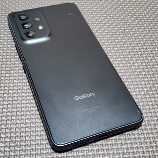 ギャラクシー(Galaxy)のGalaxy A53 SCG15 オーサムブラック au SIMフリー(スマートフォン本体)