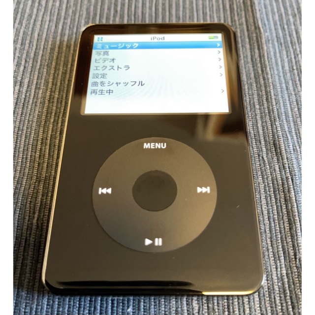 iPod(アイポッド)の【美品】iPod classic 第5世代 30GB ブラック スマホ/家電/カメラのオーディオ機器(ポータブルプレーヤー)の商品写真