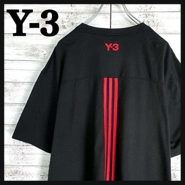 7016【希少XLサイズ】Y-3☆ワンポイントロゴ定番カラーtシャツ　美品