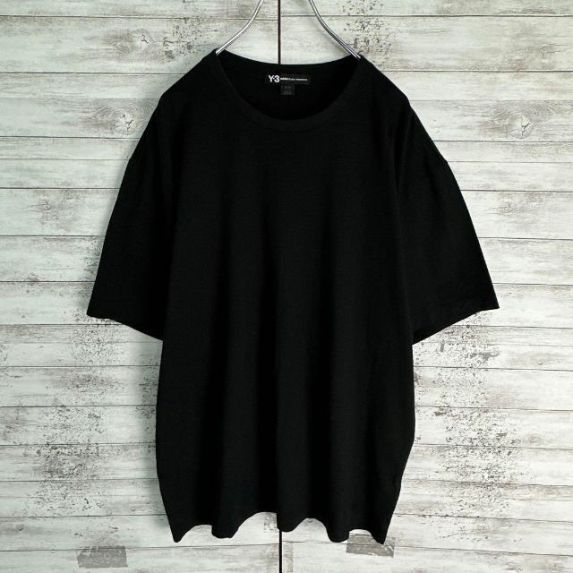 7016【希少XLサイズ】Y-3☆ワンポイントロゴ定番カラーtシャツ　美品