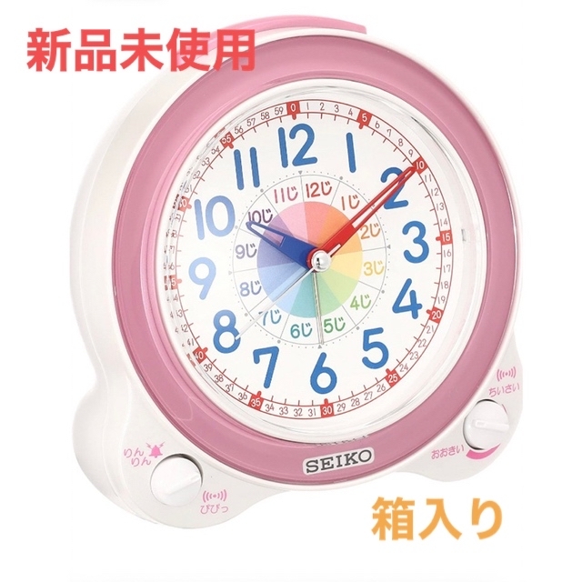 SEIKO(セイコー)のセイコークロック ピンク　KR887P  インテリア/住まい/日用品のインテリア小物(置時計)の商品写真