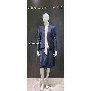 セオリーリュクス(Theory luxe)のtheory luxe Executive スカート　Shella 黒　40(ひざ丈スカート)