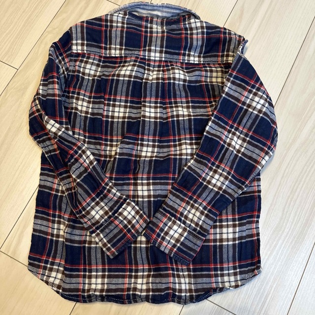 mikihouse(ミキハウス)のミキハウス　130 リバーシブルシャツ キッズ/ベビー/マタニティのキッズ服男の子用(90cm~)(ブラウス)の商品写真