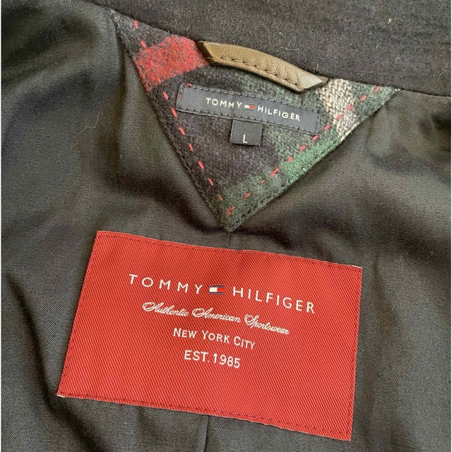 TOMMY HILFIGER(トミーヒルフィガー)のTOMMY HILFIGER 緑のチェックジャケット レディースのジャケット/アウター(その他)の商品写真