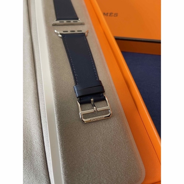 Apple Watch エルメス レザーバンド 44mm ネイビー 新品未使用