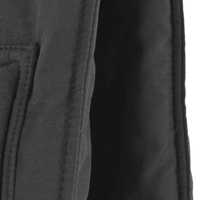 ALMOSTBLACK オールモストブラック 21AW HOODED DOWN VEST フーデッドダウンベスト ブラック 21AW-VE01 6