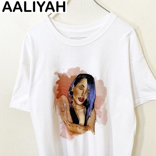 AALIYAH アリーヤ 半袖 プリント Tシャツ ミュージック インポート | フリマアプリ ラクマ