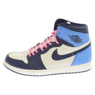 ナイキ(NIKE)のNIKE ナイキ AIR JORDAN 1 RETRO HIGH OG OBSIDIAN UNIVERSITY BLUE エアジョーダン レトロ ハイ オブシディアン ユニバーシティブルー ハイカットスニーカー 555088-140(スニーカー)