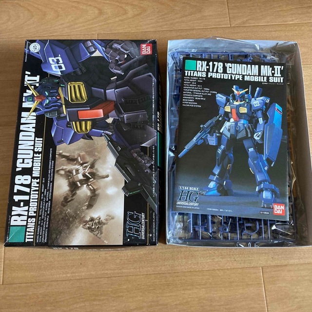 BANDAI(バンダイ)のHG RX-178 GUNDAM Mk-Ⅱ  ティターンズ エンタメ/ホビーのおもちゃ/ぬいぐるみ(プラモデル)の商品写真