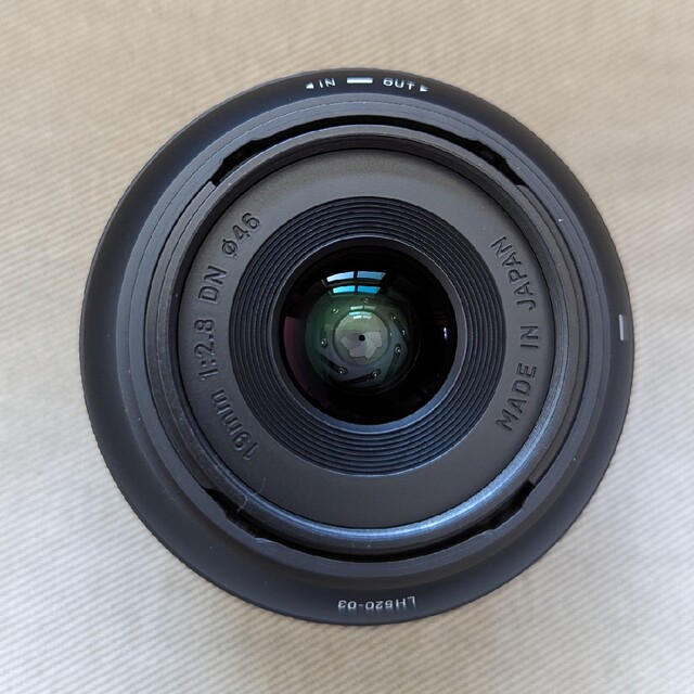 SIGMA(シグマ)のSIGMA 19mm F2.8DN Art （Eマウント SONY APS-C） スマホ/家電/カメラのカメラ(レンズ(単焦点))の商品写真