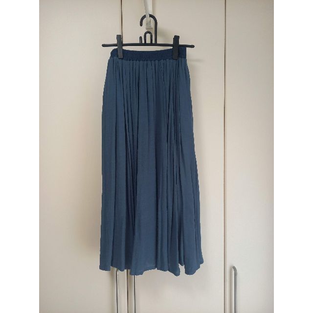 osharewalker(オシャレウォーカー)のフレアスカート ブルー レディースのスカート(ロングスカート)の商品写真