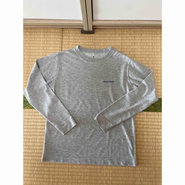 mont bell(モンベル)のモンベル ロングスリーブＴ 140サイズ ウイックロン素材 キッズ/ベビー/マタニティのキッズ服男の子用(90cm~)(Tシャツ/カットソー)の商品写真