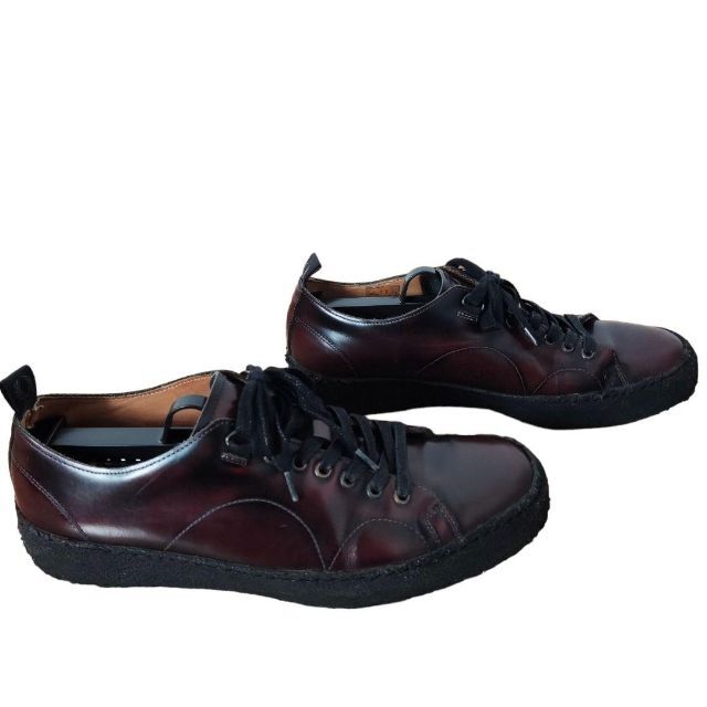 GEORGE COX(ジョージコックス)のGEORGE COX × FRED PERRY スニーカー ボルドー 27cm メンズの靴/シューズ(スニーカー)の商品写真