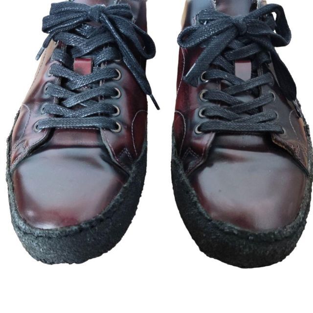 GEORGE COX(ジョージコックス)のGEORGE COX × FRED PERRY スニーカー ボルドー 27cm メンズの靴/シューズ(スニーカー)の商品写真