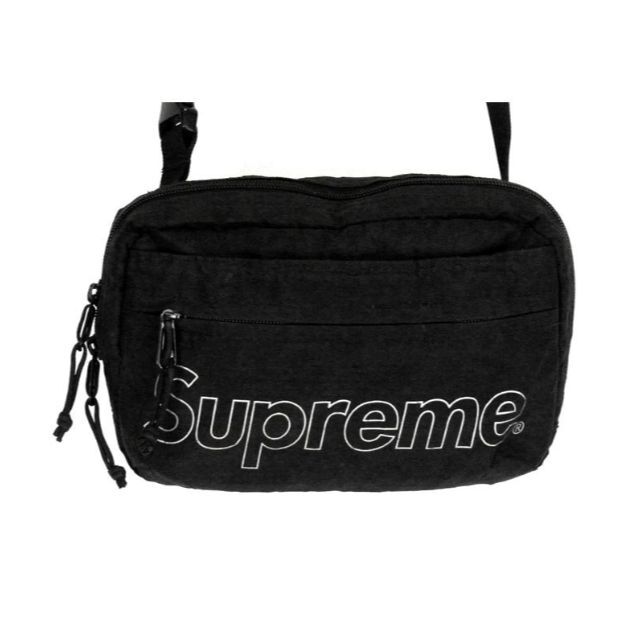 SUPREME 18AW Shoulder Bag Black ショルダーバッグ