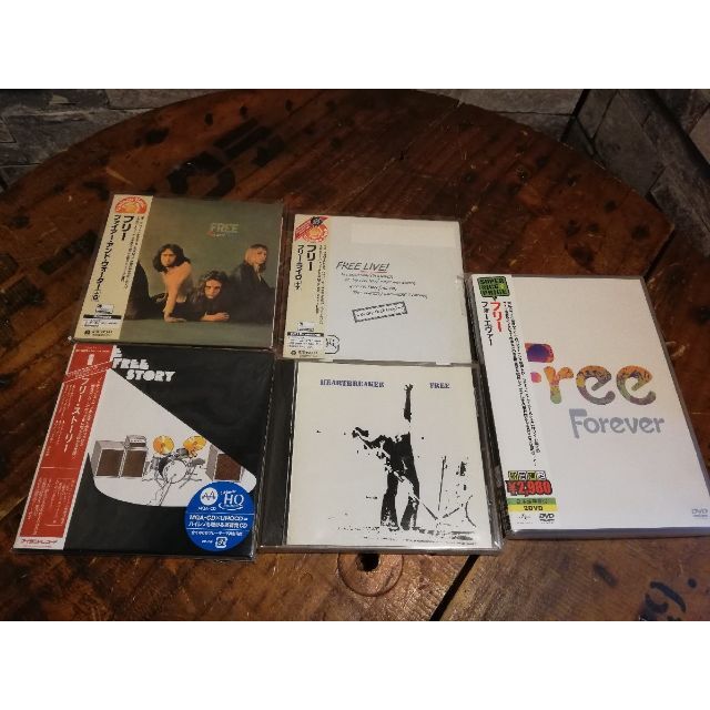FREE/ フリー 国内盤・紙ジャケ含むCD4枚＆DVDセット m0o1396