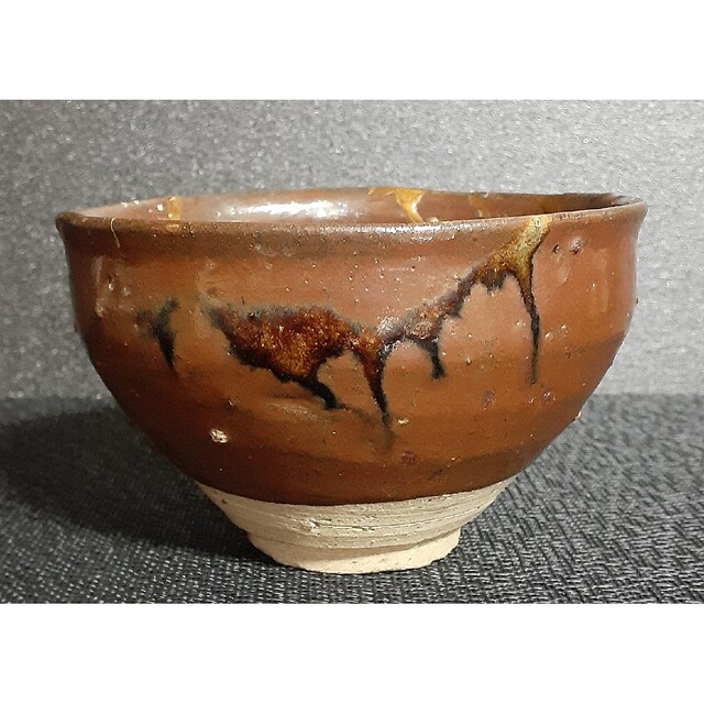 希少 時代 興味深かっ 古瀬戸 天目茶碗 古美術品(茶道具旧家 希少 時代 興味深かっ 古瀬戸 天目茶碗 古美術品(茶道具旧家