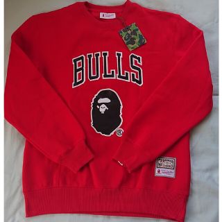 ABATHING APE BAPE スウェット トレーナー レッド XL 未使用(スウェット)