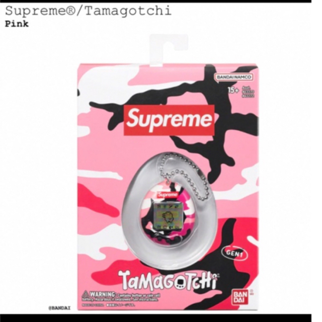 Supreme(シュプリーム)のSupreme Tamagotchi シュプリーム たまごっち ピンク エンタメ/ホビーのおもちゃ/ぬいぐるみ(キャラクターグッズ)の商品写真