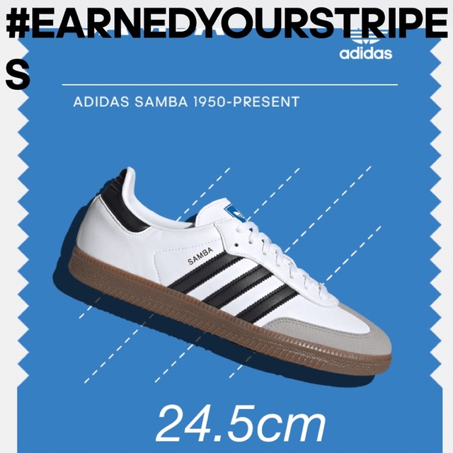 adidas - ADIDAS SAMBA VEGAN H01877 6H 24.5cmの通販 by trtr's shop