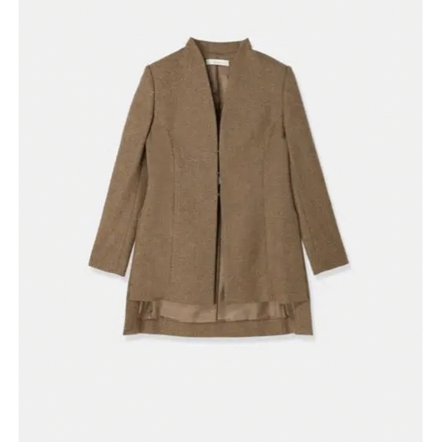 専用waist shape color nep tweed jacket レディースのジャケット/アウター(ノーカラージャケット)の商品写真