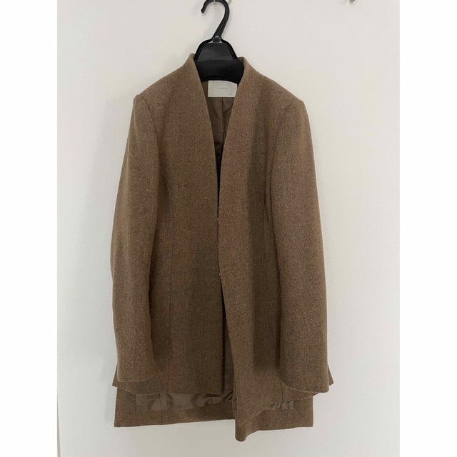 専用waist shape color nep tweed jacket レディースのジャケット/アウター(ノーカラージャケット)の商品写真