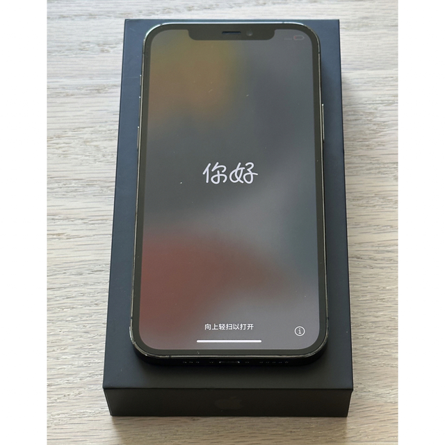 iPhone(アイフォーン)の美品iPhone 12 Pro 128GB グラファイト Appleストア購入品 スマホ/家電/カメラのスマートフォン/携帯電話(スマートフォン本体)の商品写真