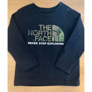 ザノースフェイス(THE NORTH FACE)のノースフェイス　長袖Tシャツ　ブラック　90cm(Tシャツ/カットソー)