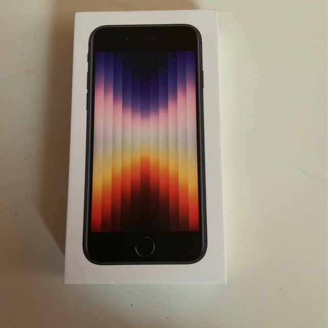 iPhone SE (第3世代) ミッドナイト　64GB 未開封　新品　未使用スマートフォン/携帯電話