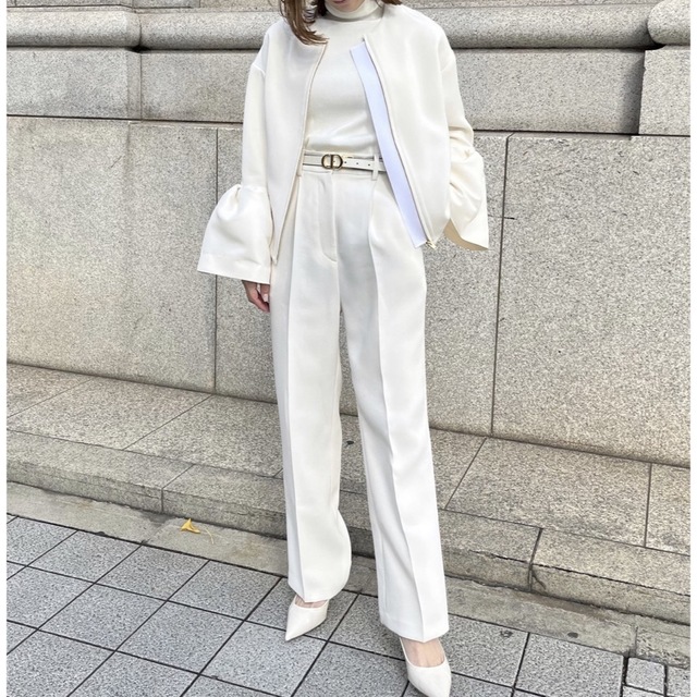 heve タックワイドパンツ アイボリー もらって嬉しい出産祝い 67.0%OFF