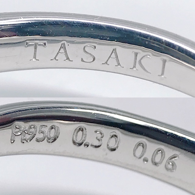 タサキ ヴェーロ ソリティア ダイヤモンドリング PT950 0.30ct 現行 6