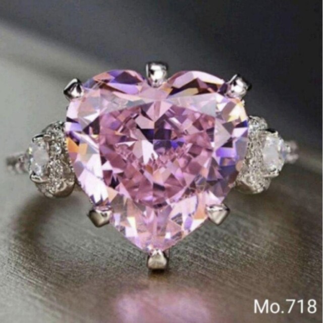 718 最高級 sona ダイヤモンド ピンクダイヤモンド ハート レディースのアクセサリー(リング(指輪))の商品写真