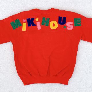 ミキハウス(mikihouse)の【90sレア】ミキハウストップス　プルオーバー　ビックロゴ　昭和平成レトロ(Tシャツ/カットソー)