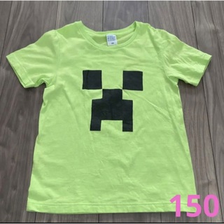 マインクラフト　マイクラ　クリーパー　キッズ　Tシャツ　150(Tシャツ/カットソー)
