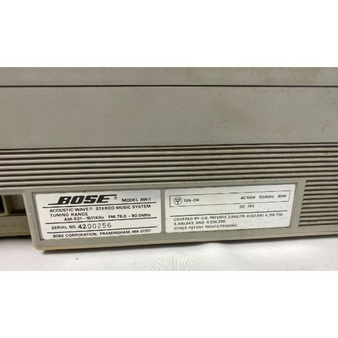 BOSE - 1980年代の名機 BOSE ボーズ AW-1 CDラジカセ 専用バッグ付きの