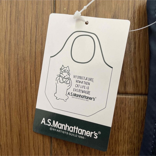 A.S.Manhattaner's(エーエスマンハッタナーズ)のマンハッタナーズ エコバッグ レディースのバッグ(エコバッグ)の商品写真