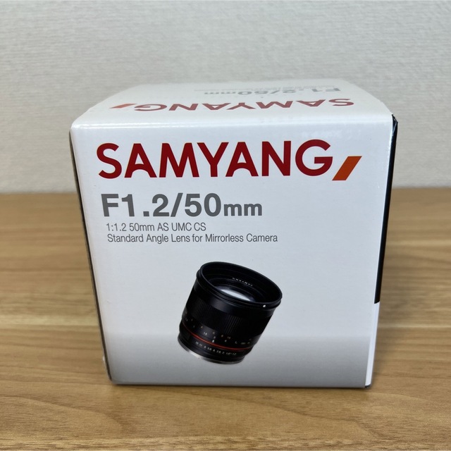 SAMYANG 50mm F1.2 AS UMC CS EF-Mマウント用 スマホ/家電/カメラのカメラ(レンズ(単焦点))の商品写真