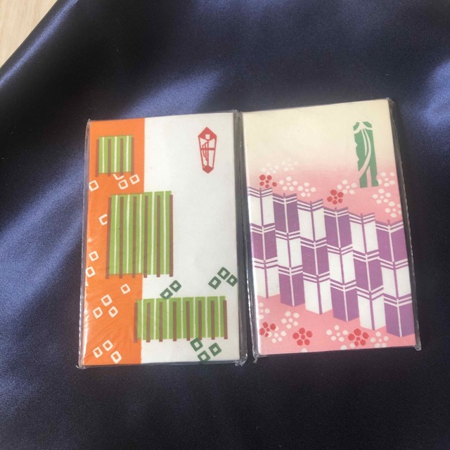 高級　ポチ袋　二つ柄セット ハンドメイドの文具/ステーショナリー(カード/レター/ラッピング)の商品写真