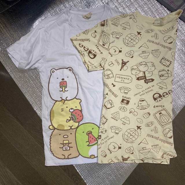 すみっこぐらしTシャツ2枚セット レディースのトップス(Tシャツ(半袖/袖なし))の商品写真