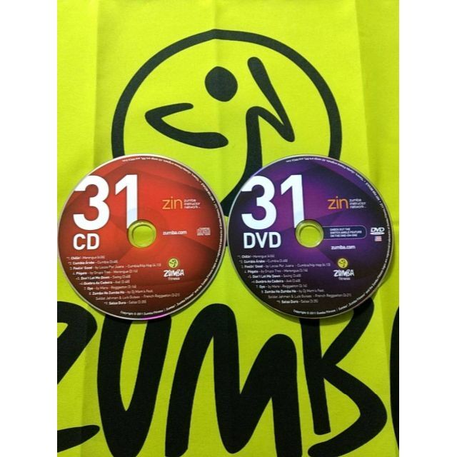 ZUMBA ズンバ ZIN31 ~ ZIN40 CD & DVD 20枚セット ZUMBA ズンバ ZIN31 ~ ZIN40 CD & DVD 20枚セット