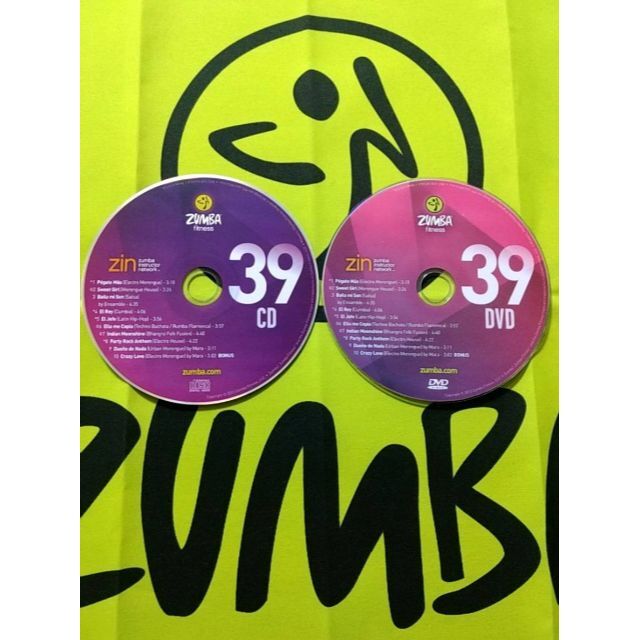 ZUMBA　ズンバ　ZIN31 ～ ZIN40　 CD ＆ DVD 20枚セット
