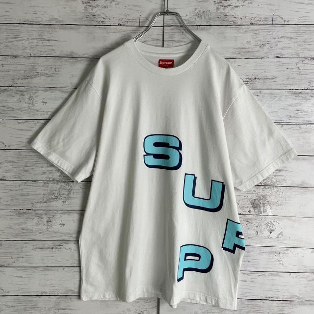 6993 【人気Lサイズ】シュプリーム☆ビッグロゴ即完売モデル定番tシャツ