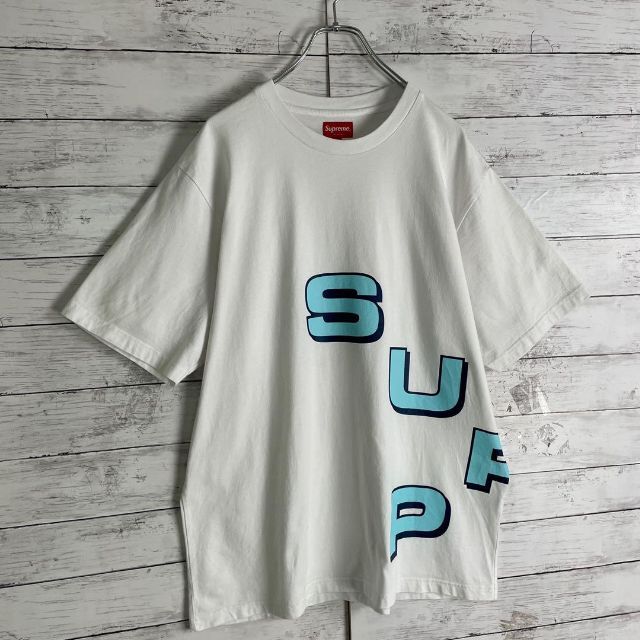 6993 【人気Lサイズ】シュプリーム☆ビッグロゴ即完売モデル定番tシャツ