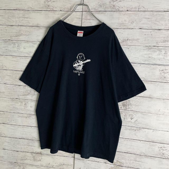 6996 【人気XLサイズ】シュプリーム☆ビッグロゴ即完売モデル定番tシャツ