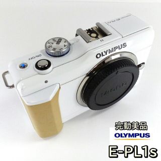 オリンパス(OLYMPUS)の✨完動美品✨オリンパス E-PL1 sホワイト ボディーのみ(ミラーレス一眼)