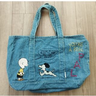 ROOTOTE - ROOTOTE ルートート スヌーピー 刺繍 デニムトートの通販 by ...