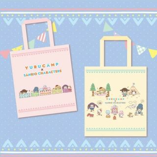 サンリオ(サンリオ)のゆるキャン△ サンリオ エコ バッグ YURUCAMP SANRIO 買い物(エコバッグ)